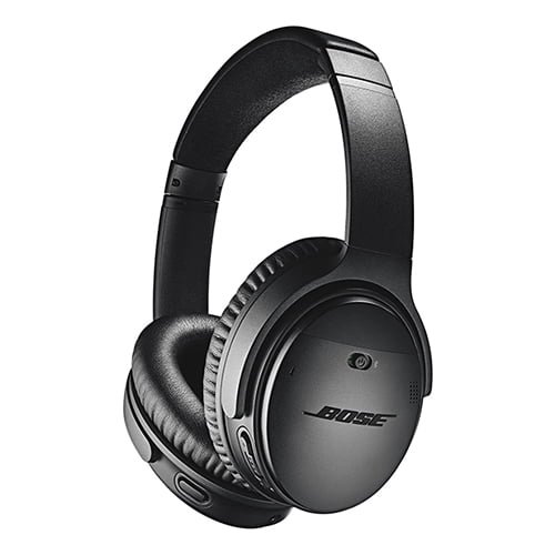 Bose QuietComfort 35 II Noise Cancelling Bluetooth Headphones table
